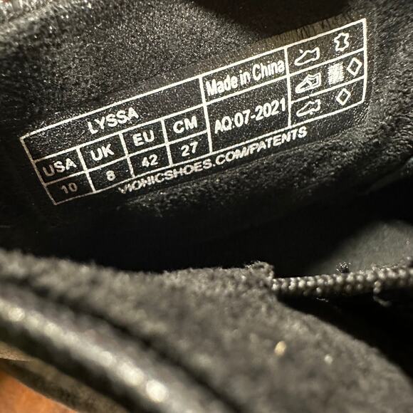 Vionic Lyssa Leather Women's Heeled Ankle Boots Black Size 10 New Without Box - Picture 7 of 8